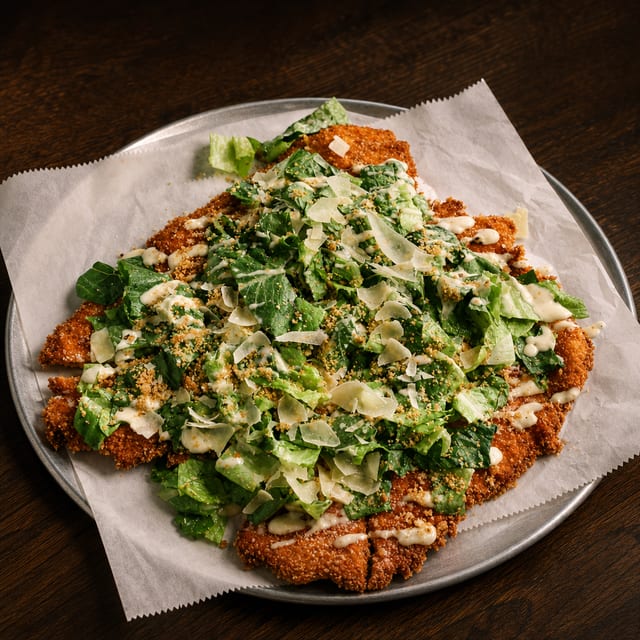 Caesar Chicken Pizza.