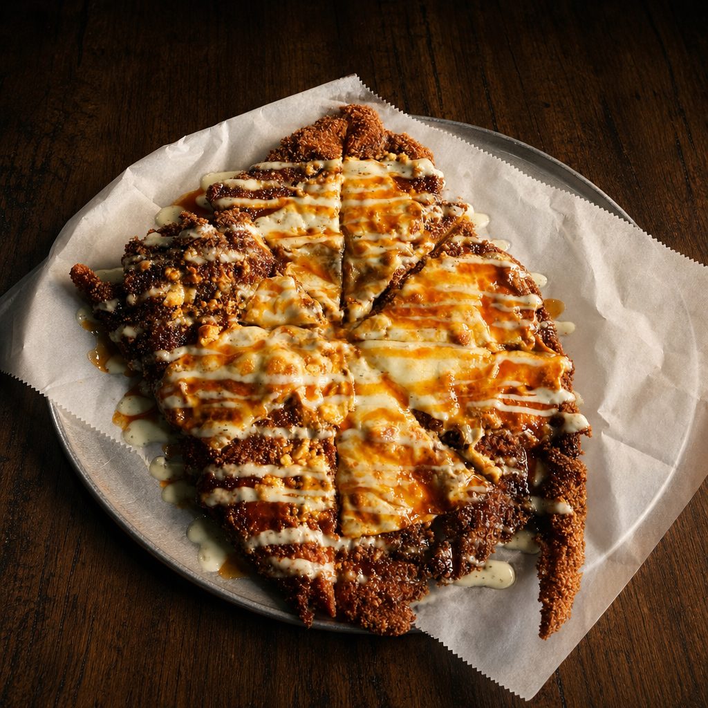 Buffalo Chicken Pizza.